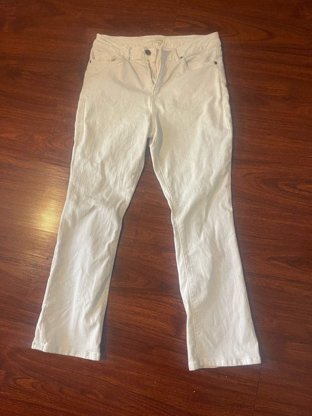 ann mashburn White straight Jeans Size 28